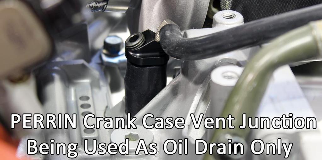 Crank Case Vent Hook Up for Race Cars/Cars with Loosely Built Engines We have found that to help control oil entering the AOS you can alternatively remove the crank case vent hose from the system,