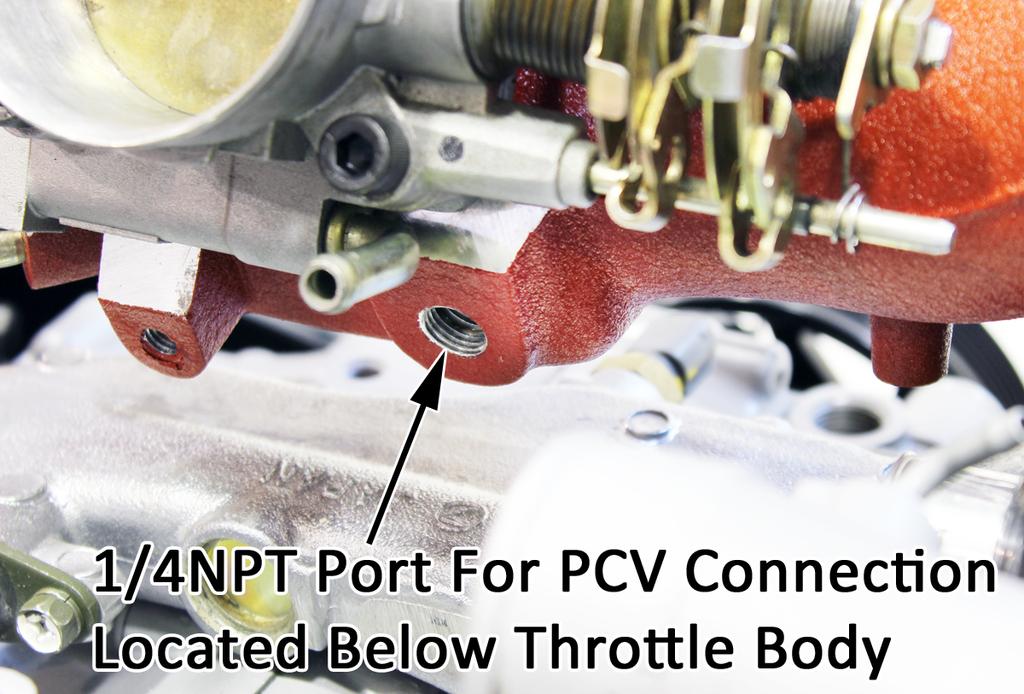 d. e. f. g. h. Locate previous PCV connection on intake manifold. Using the diagrams above and below you can see where this is located on your specific vehicle.
