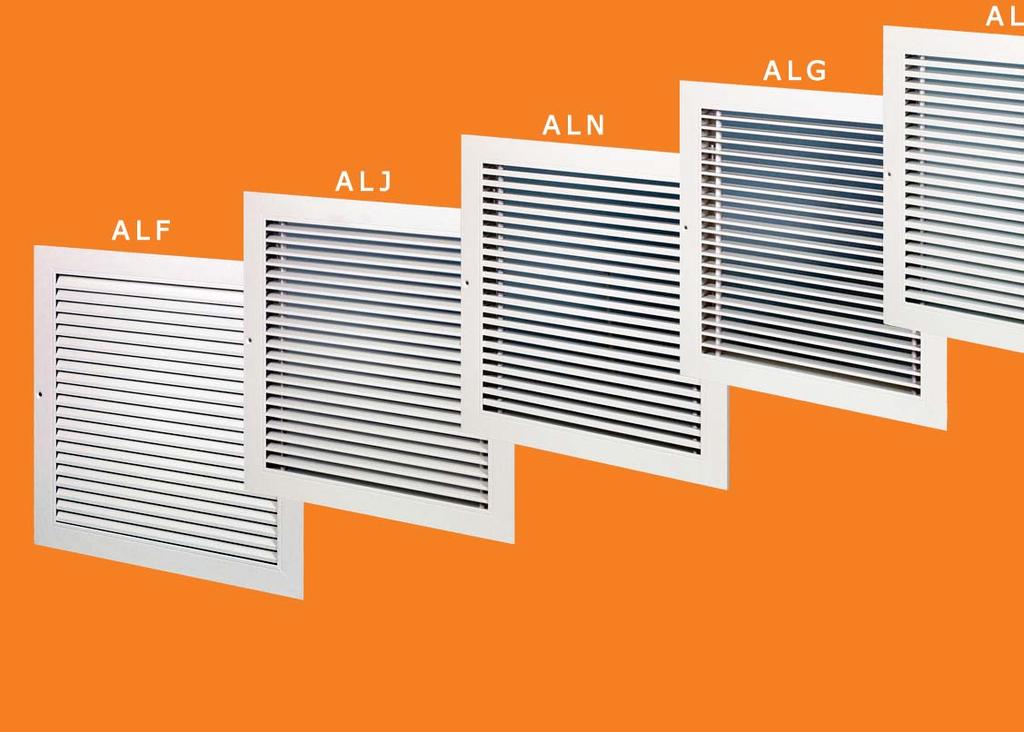 Airline Linear Grilles ALN 0 6mm thick blade, 12.