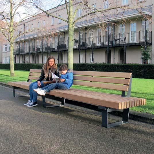 1946-2016: 70 YEARS OF DESIGN & INNOVATION Public realm furniture design & innovation from Furnitubes e-brochure REF:E-038-01-16 RAILROAD INLINE SEATING Straight line seating RailRoad Inline is