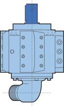 Bleed 2H H Pumps with, 4 or 6 bodies Vertical installation is possible with the shaft
