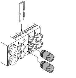ase Mounted SY000/000 How to Increase Manifold ase 1 2 4 6 7 Loosen bolt a fixing the manifold base until it begins to turn idly.