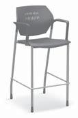 ten Stools SIN # 711-18 Ten is our most popular guest/stack Available with 1 /2" additional seat foam. chair that transcends into a task and stools.