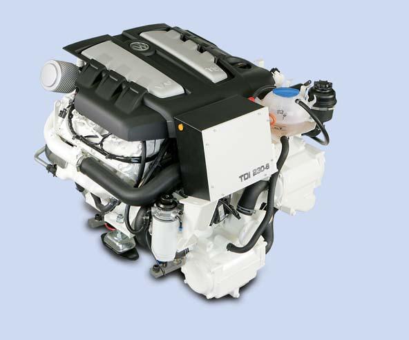 TDI 140-5 BW / TDI 230-6 BW Specially for such vessels, we have now created two engine variants that match the particular requirements aboard a boat