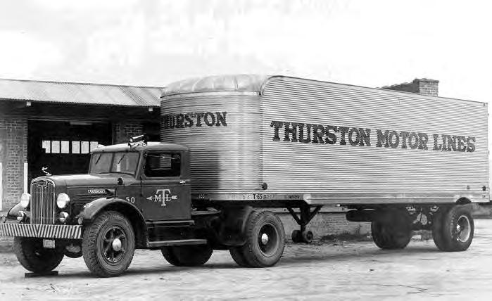 1940 1950 era tractor trailer FM