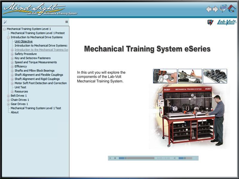 Mechanical Training System - eseries (Optional) 46649-E0 This site-license course bundle is intended to be used in conjunction with the 46101 Mechanical Training System.