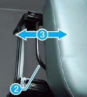 Adjusting the Seat The lever that controls the forward-backward seat motion is located beneath the front of the driver s seat.