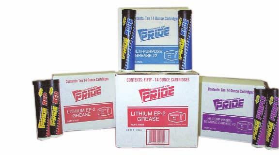 Pride Purple is a premium Calcium Sulfonate Complex High PRIDE PURPLE GREASE Temperature Grease NLGI #2.