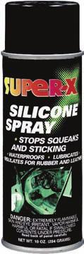SupX 340 Octane Treat SupX 351 Silicone Spray SupX 370 Fuel Injector Cleaner.