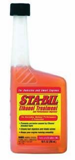Prevents corrosion Helps remove water from Fuel Cleans fuel injectors, carburetors and valves for better, overall performance Recommended for use at every fill up 10 oz. 452002 8.