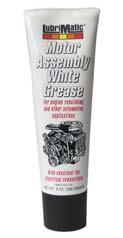 White lithium grease LubriMatic Motor Assembly Grease is a quality white grease (NLGI#1)