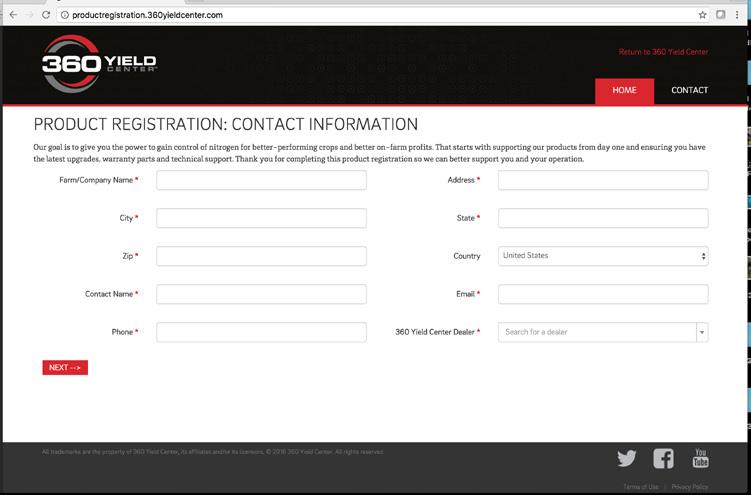 com to complete the product registration for your 0