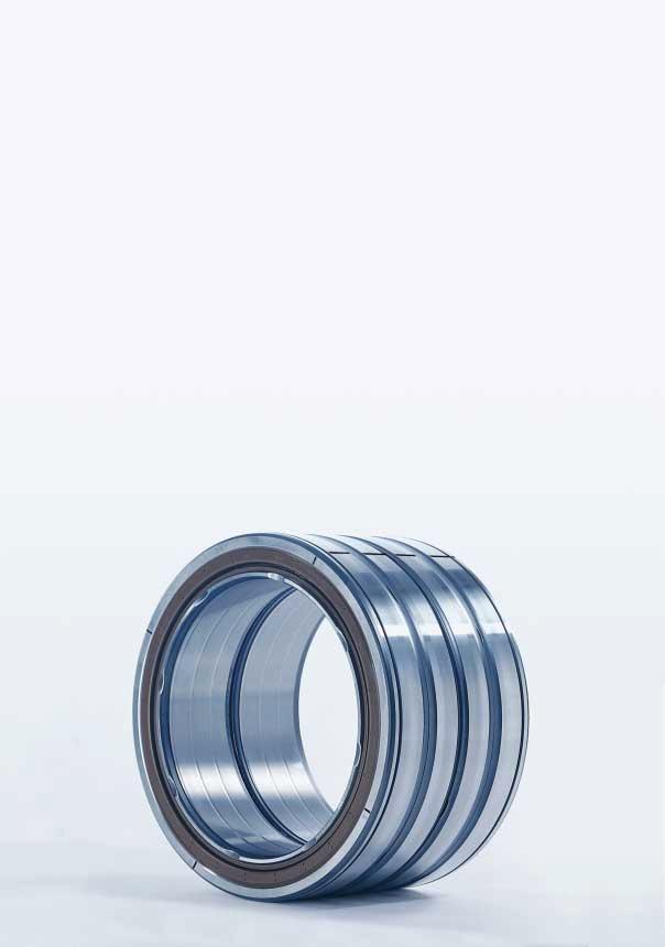 User-friendly and reliable Four-row taper roller bearings without spacer rings are an SKF development.