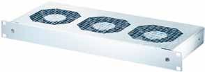19 Fan Unit 1 U 19 Fan Unit 1 U For cooling of modules in cabinets or housings. Technical data Ambient temperature max. 70 C Max.