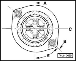 Page 16 of 18 42-36 Axis -C- of cap is offset 90 from axis -A- of shock absorber eye.