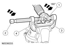 5. Clean the driveshaft slip-yoke. Inspect the driveshaft slip-yoke. Install a new yoke as necessary. Assembly Bearing cup installation 1. NOTE: Install the U-joint kits as complete assemblies only.