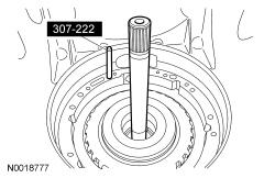 49. Check to make sure that the No. 1 thrust washer is installed on the pump stator, and make sure that the No.