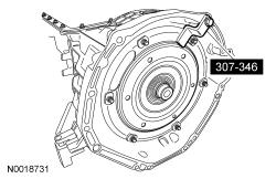 66. Use the Torque Converter Retainer to hold the torque converter in
