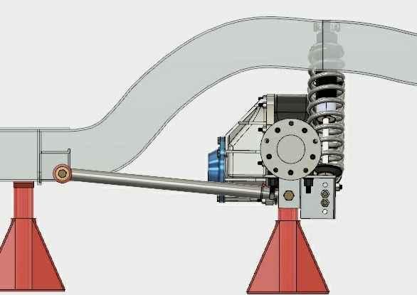 Figure 8 (Figure 8) illustrates the relative position of the rear coilovers in relation to the vehicle. This is how your installation should look at this point in the assembly process. 12.