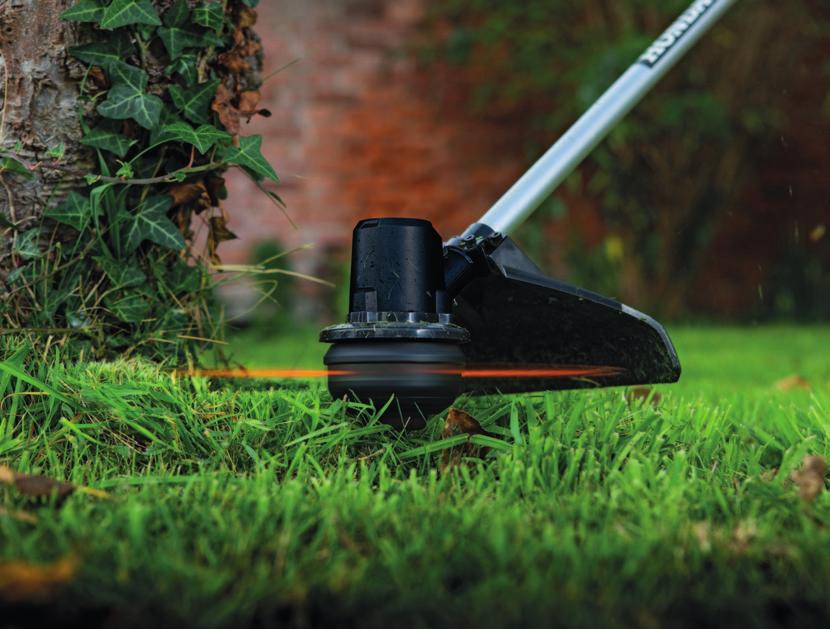 Cordless Lawn trimmer The lightweight lawn trimmer offers safe, precise cutting that s suitable for lawn edges and cutting around garden obstacles, as well as clearing long grass and dense foliage.