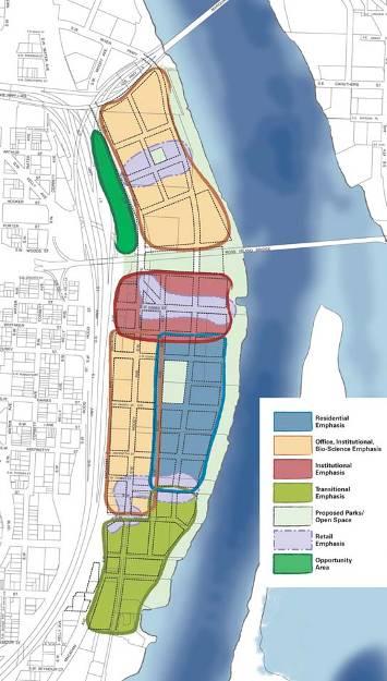 South Waterfront District Land Use Office, Institutional, Bio-Science Emphasis