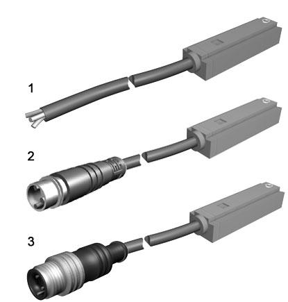Profile cylinders Euromec, Series 68 Accessories Sensors Series ST8 (275) * LED Technical Data Outlet PNP with cable PNP with connector Reed with cable Reed with connector Voltage and type of current