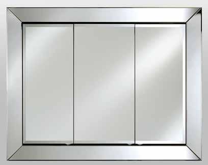 Available in the following sizes: (Rough Wall Opening) Glass Shelf Depth Mirror Size A B C SD RAD-C-S 18½ 31 14⅜ 27 3⅛