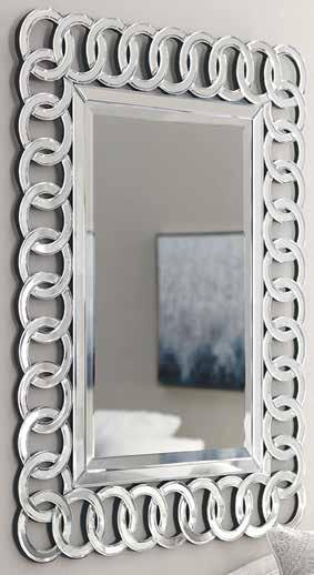 Octagonal Contemporary **Can be shipped **ML-2842-O 28 42 Decorative Wall Mirror UPS or FedEx Ground 52