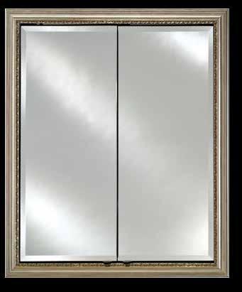 } Shown In: Regal Silver Signature Collection Single Door Available in over 40 frame styles & finishes in the following sizes: Approximate * (Rough Wall