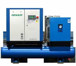 FULL FEATURES ROTARY SCREW COMPRESSOR Technical parameters Air Compressor 02 Air Filter 01 Air Tank Air Dryer Maximum working Capacity FAD* Installed motor pressure power Driving Mode& Dimensions(mm)
