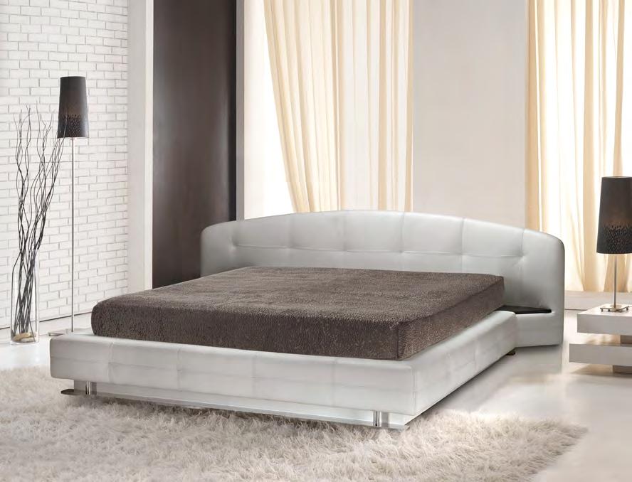 Beds Yuri Incorporated side tables, storage option