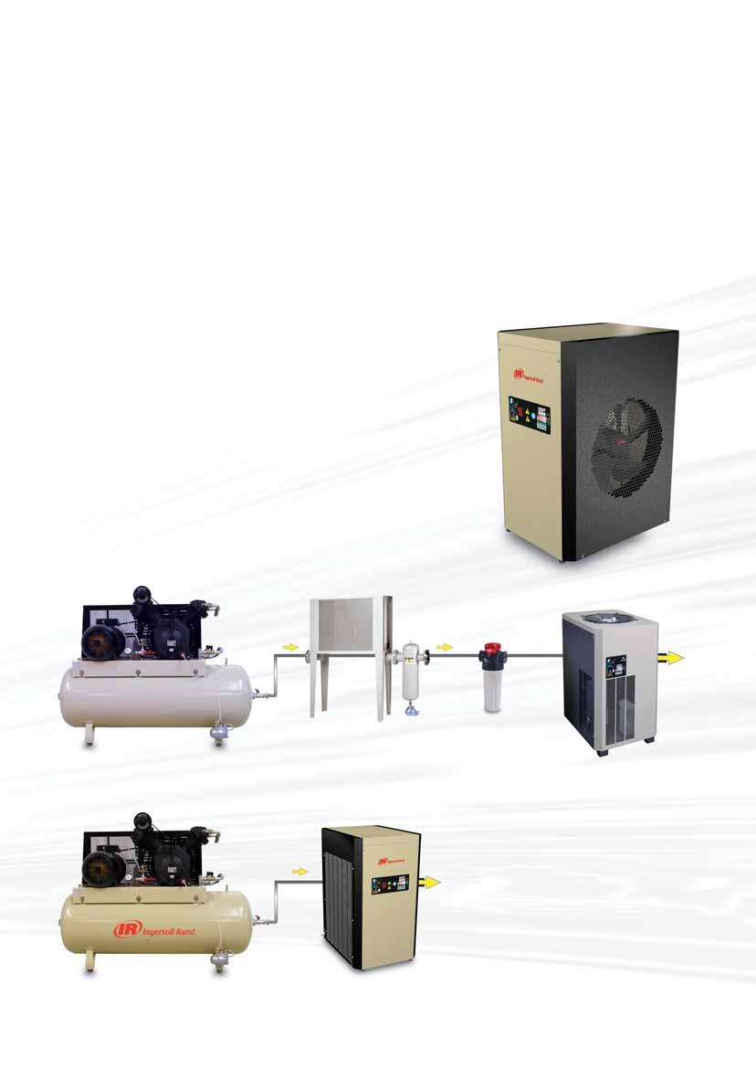 High Inlet Temperature Dryers Providing clean, dry, compressed air is especially important in applications where moisture or contamination can cause system corrosion, damage to air-powered tools or