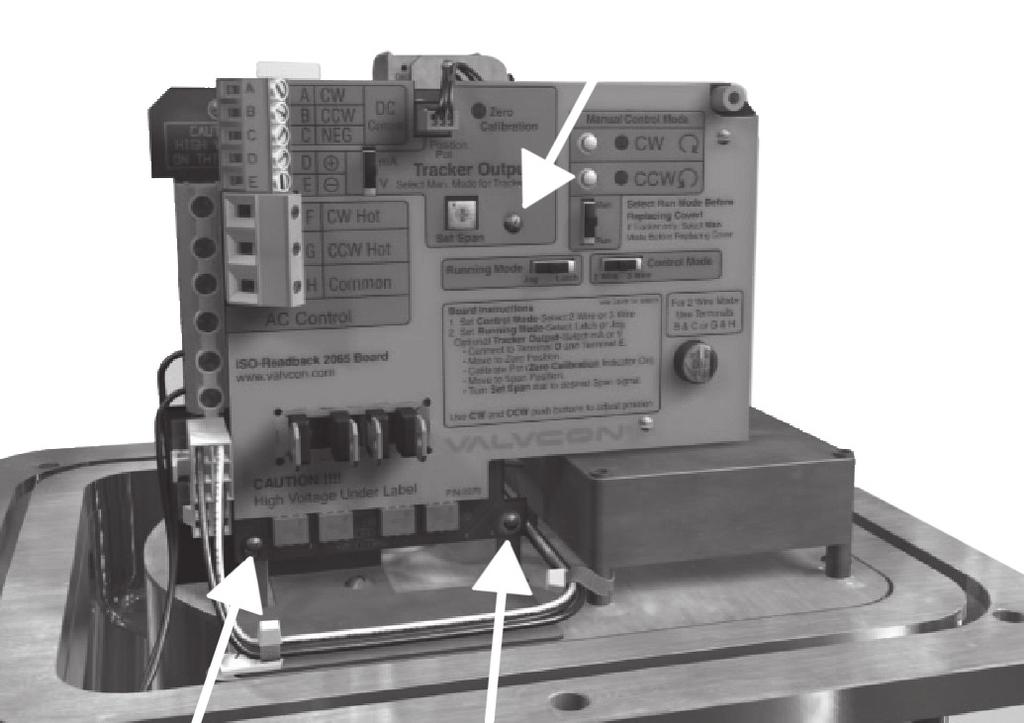 IMO-I5500 EN 7 travel, and the second cam, (from the bottom) controls the counter-clockwise end-of-tavel (See Figure 3). 2. Move the actuator to the desired STOP position 3.