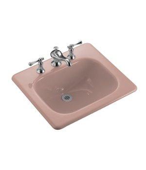 20 Kohler Camber Model #: K-2282-10-0-21 Round Bowl with 10 Widespread Faucet Drillings List