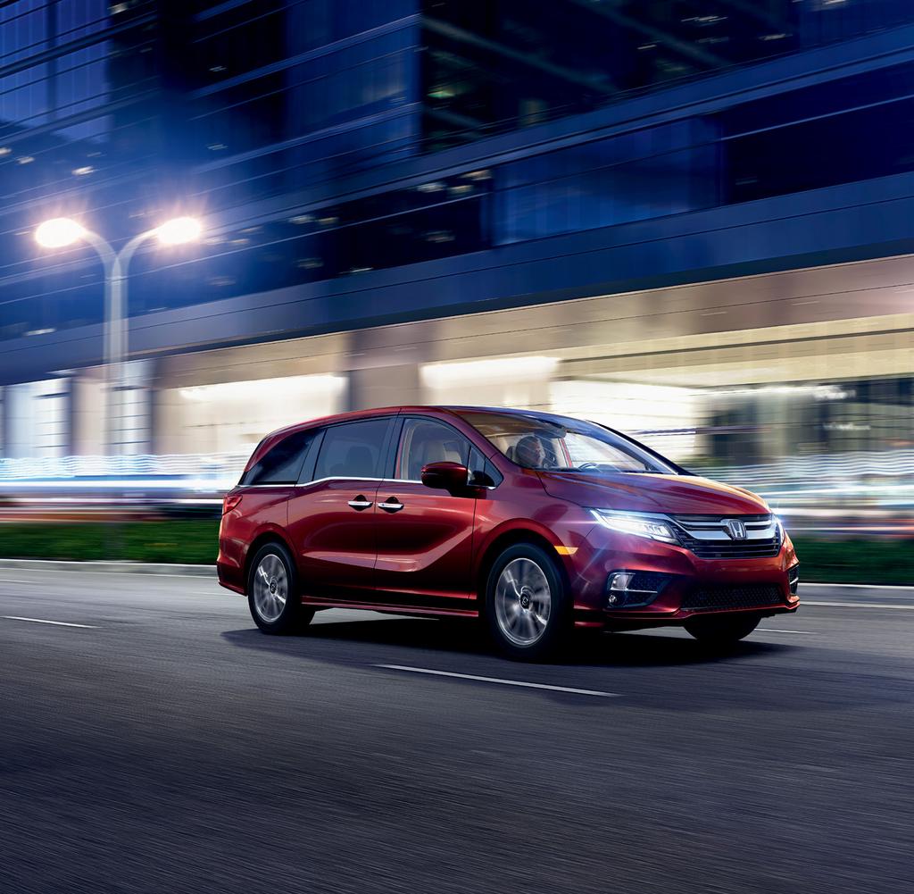 At the forefront of safety. The Odyssey has achieved a top safety pick rating from IIHS.