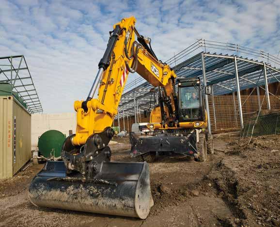 LESS SERVICING, MORE SERVICE. WE VE DESIGNED THE JCB JS200W TO BE LOW MAINTENANCE AND EASILY SERVICEABLE.