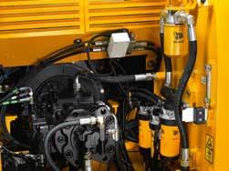 2 (A) Hydraulics oil filters (B) Fuel filters A B 2 The filters on a JCB JS200W (engine oil, hydraulic oil and fuel)