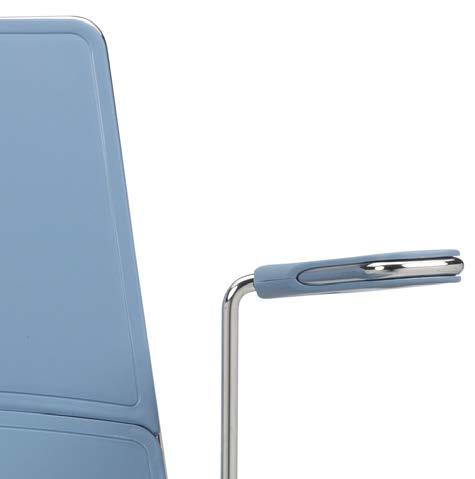 To complete the range, the armrest versions offer the same colours as the seats and backs.