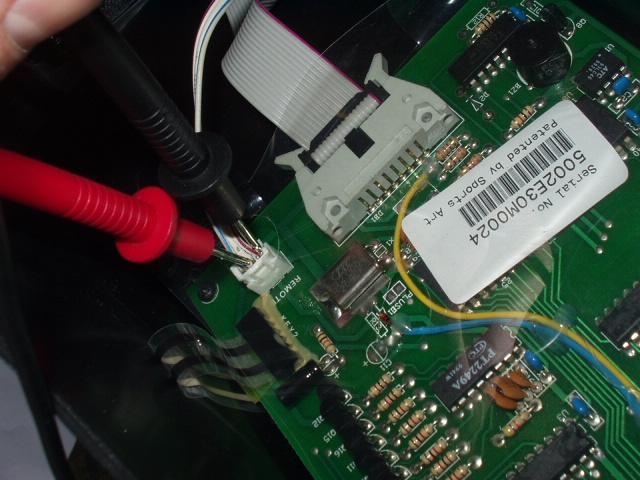 A normal reading indicates that the drive board is supplying power to the remote receiver.