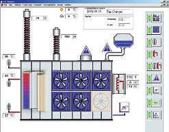 3 Start panel showing a transformer model with basic data 4 TEC users can easily access more detailed information as well as transformer or tap-changer documentation.