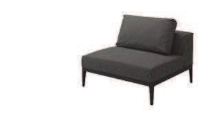 206 D 03 H 85 SH 40 W 03 D 03 H 85 SH 40 AH : 66 W 03 D 03 H 85 SH 40 W 03 D 03 H 40 Upholstered outdoor fabric seat, back & arm cushions. 70F :.