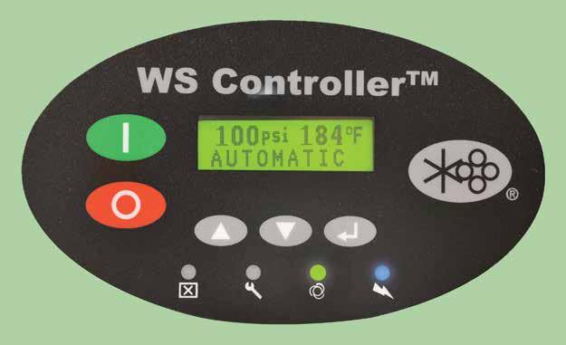 WS Controller CRITICAL OPERATIONS INFORMATION AT YOUR FINGERTIPS The WS Controller is a user-friendly, reliable and easy-to-read microprocessor.