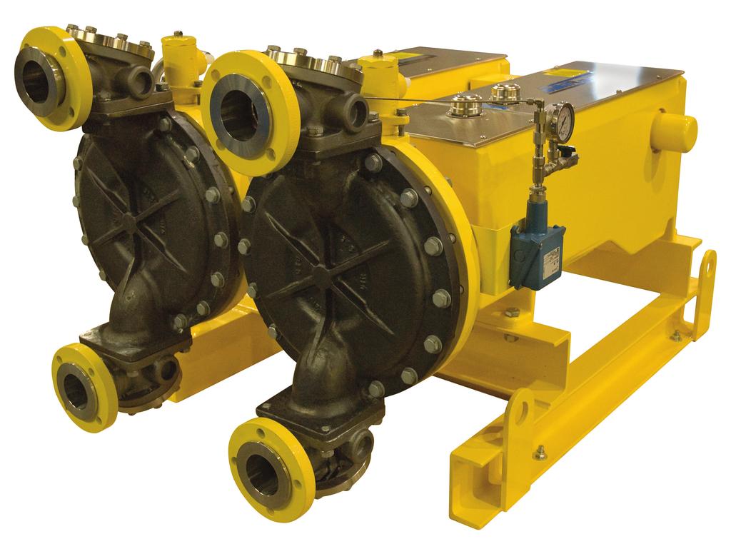 Milroyal C Milroyal C Pumps Milroyal C DUPLEX with HPD Liquid End GENERAL SPECIFICATIONS Drive Polar crank design all moving parts sub merged in oil.