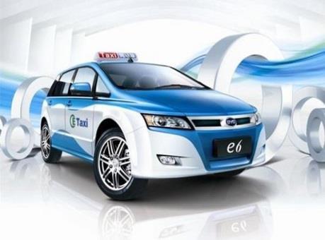 Strategy BYD pure electric taxi in service