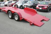 CHT SERIES TANDEM AXLE CAR HAULER TILT TRAILERS Standard Color Optional Colors BLK 4 Tube Main Frame 5 Channel Tongue 3 Channel Cross Members Recessed D Rings