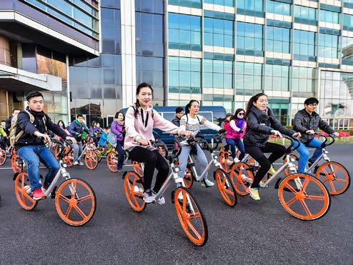 Last mile transport: Dockless shared bikes Dockless shared bike schemes, fueled by venture capital are flourishing Popular with all