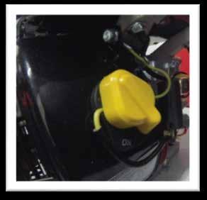 1 Securing gasoline fuel supply Close OEM gasoline fuel cutoff located under the fuel tank (if applicable). Fig 1.1 1.
