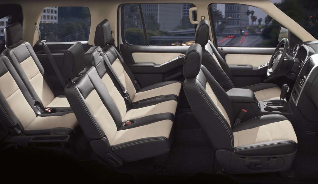 In the 2nd row, a standard 60/40 split seat completes the interior of 5-passenger models.