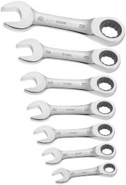 RTHET RING WRENHES - METRI - ISO 69 - ISO 7- - 5 increment. - Straight 2-point OGV ring end.