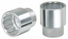 3/4 SOCKETS 12 Point socket 12 point Short execution BITS CLASSIC Bit for hexagon tamperproof screws Tamperproof hexagon With external hexagon drive to DIN 3126 / ISO 1173 - C 6,3 Can be used by hand